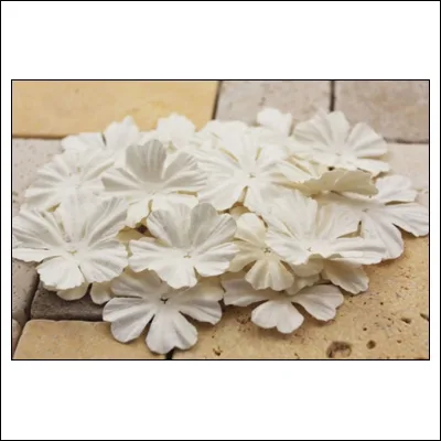 Prima Marketing E-Line Paper Flowers Bermuda Mixed White