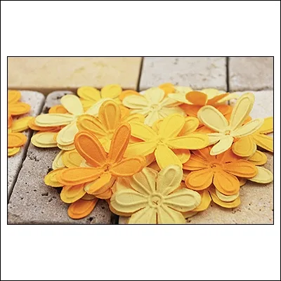Prima Marketing E-Line Paper Flowers Celebration Mixed Yellow