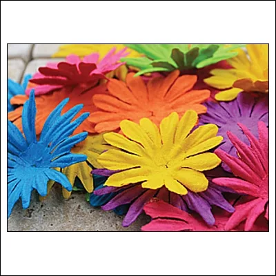 Prima Marketing E-Line Paper Flowers Confetti Mixed Bright
