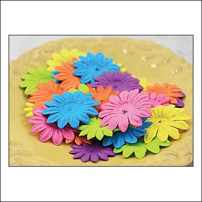 Prima Marketing E-Line Paper Flowers Daisy Mixed Bright