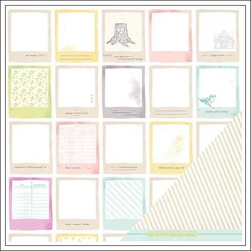 American Crafts Paper Little Moments Lane 5th and Frolic Collection by Dear Lizzy
