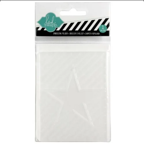 Heidi Swapp Mini Embossing Folder Star
