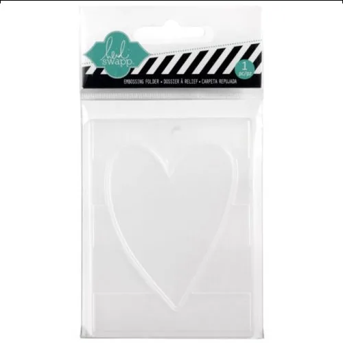 Heidi Swapp Mini Embossing Folder Heart