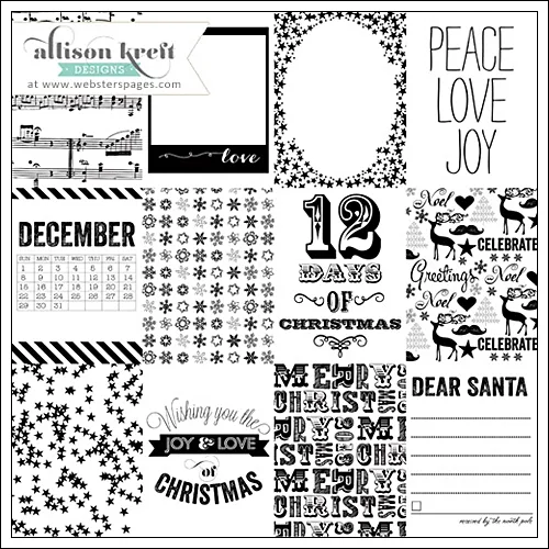 Websters Pages Clear Overlay Christmas Cards Its Christmas Collection by Allison Kreft