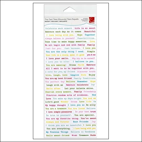 Cosmo Cricket Tiny Text Bright