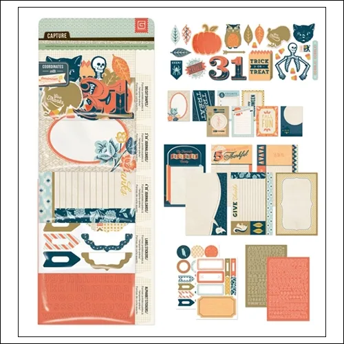 Basic Grey Waterfall Theme Pack Persimmon Collection