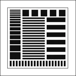 The Crafters Workshop Mini Template 6x6 Stripes by Balzer Designs