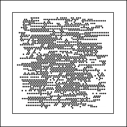 The Crafters Workshop Mini Template 6x6 Tiny Cirlces by Balzer Designs