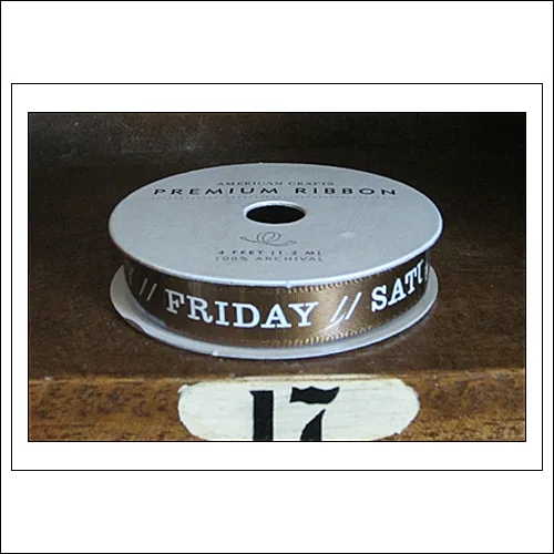 American Crafts Premium Ribbon Spool Ready Set Go Collection by Amy Tangerine