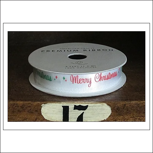 American Crafts Premium Ribbon Spool Christmas