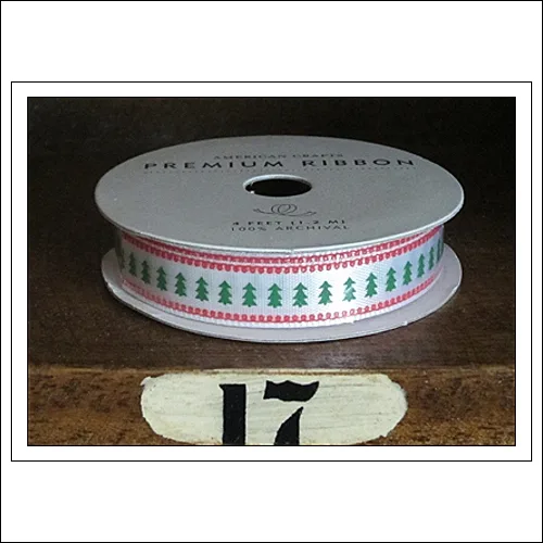 American Crafts Premium Ribbon Spool Christmas