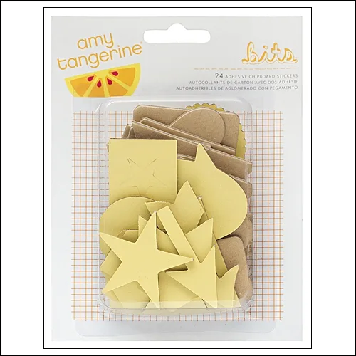 American Crafts Bits Chipboard Pieces Cut and Paste Collection by Amy Tangerine