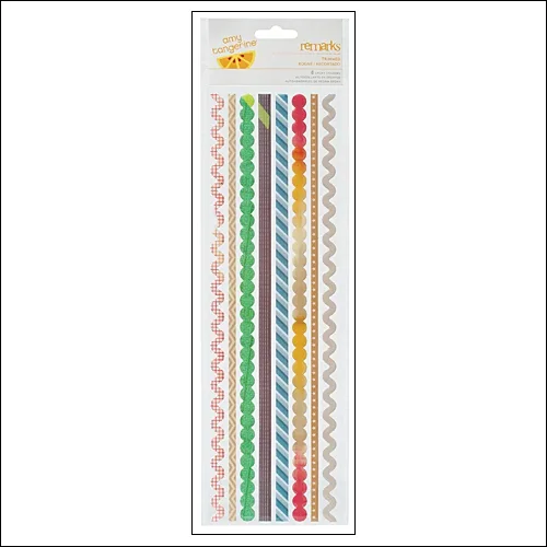 American Crafts Remarks Trimmed Epoxy Stickers Cut and Paste Collection by Amy Tangerine