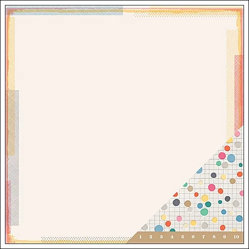 American Crafts Paper Sheet On The Edge Cut and Paste Collection by Amy Tangerine
