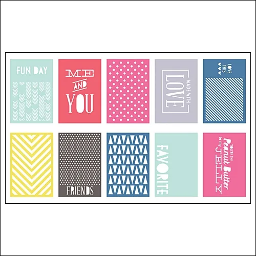 American Crafts Die Cut Cards Polka Dot Party by Dear Lizzy