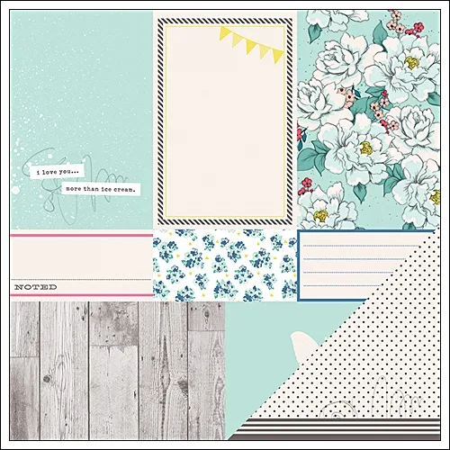 American Crafts Paper Sheet Warm Welcome Polka Dot Party Collection by Dear Lizzy