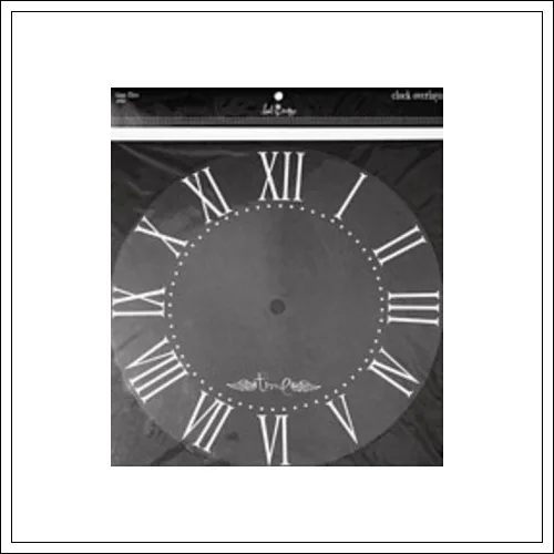 Heidi Swapp Clock Overlay Time Flies White