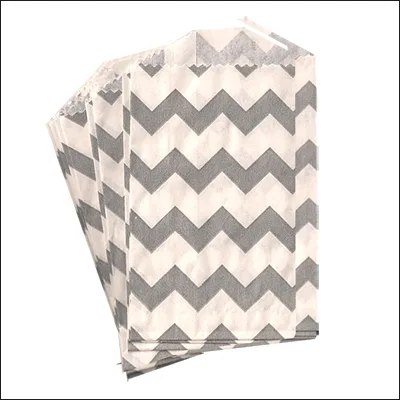Whisker Graphics Little Bitty Bag Chevron Gray