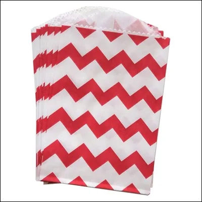 Whisker Graphics Little Bitty Bag Chevron Red