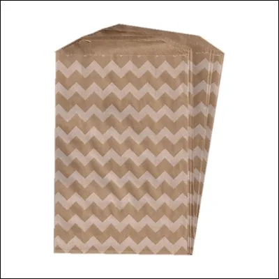 Whisker Graphics Middy Bitty Bag White Chevron