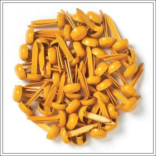 Doodlebug Mini Brads Tangerine