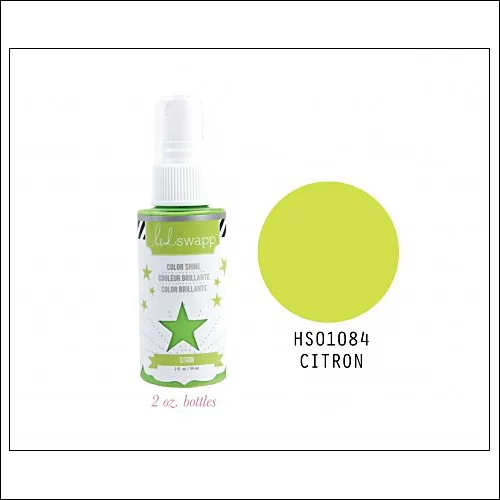 Heidi Swapp Color Shine Iridescent Spritz Citron