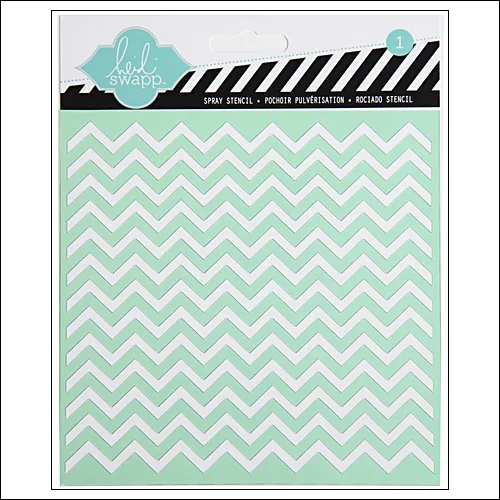 Heidi Swapp Stencil Chevron 6x6