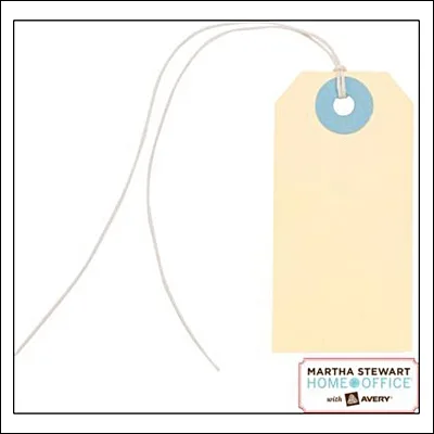 Martha Stewart Home Office Mini Manila Tags