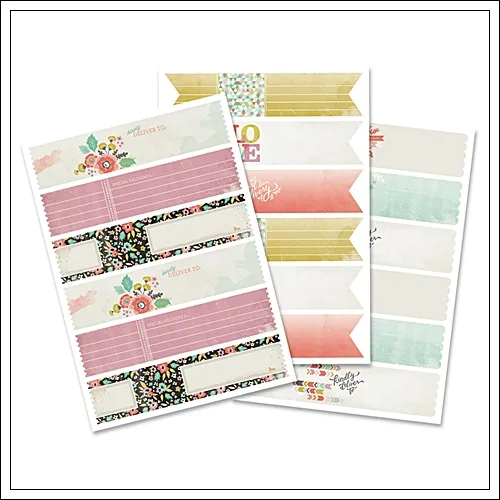 We R Memory Keepers Envelope Wraps Floral