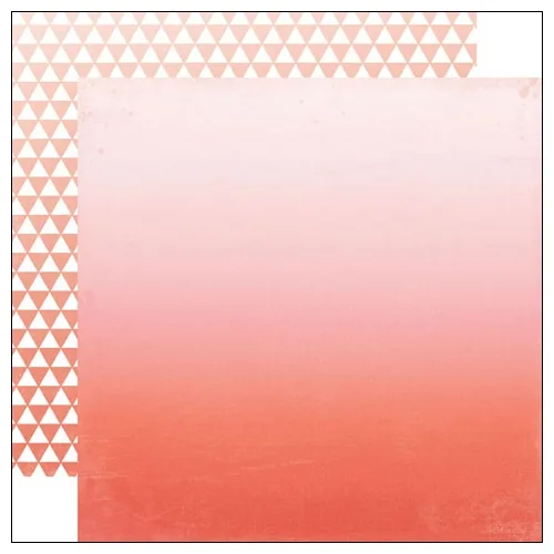 Echo Park Paper Co Ombre Orange Essentials Collection