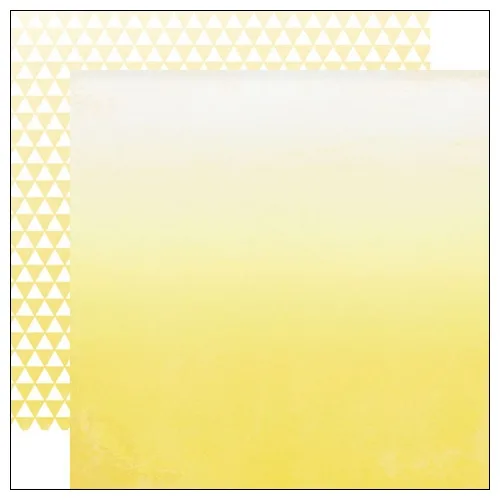 Echo Park Paper Co Ombre Yellow Essentials Collection