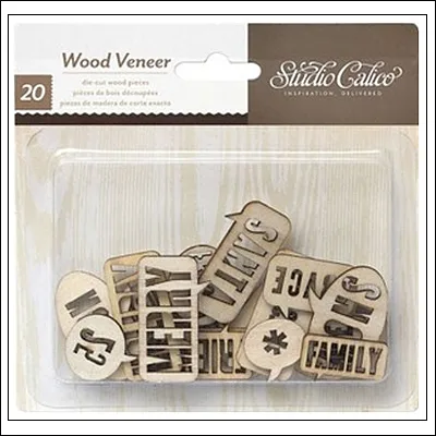 Studio Calico Wood Veneer Speech Bubbles Magical Collection