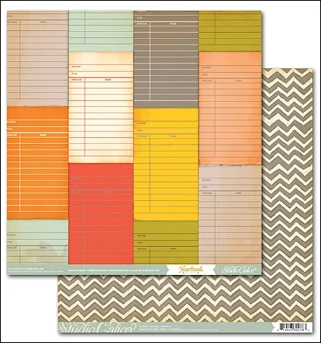 Studio Calico Paper Sheet Valedictorian Yearbook Collection