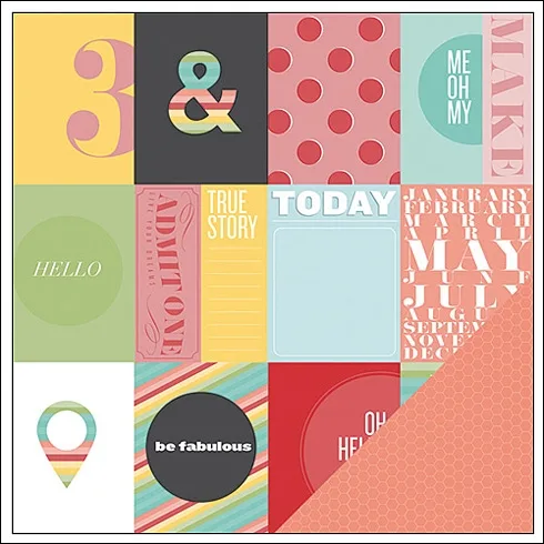 Studio Calico Paper Sheet Me Oh My Snippets Collection