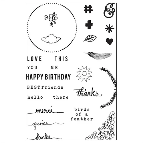 Studio Calico Clear Stamps Love This Sundrifter Collection