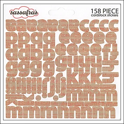 Sassafras Cardstock Stickers Musical