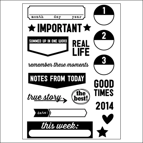 Elles Studio Clear Stamps Good Times