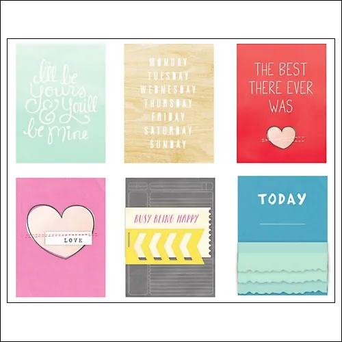 American Crafts Tittle Cards Daydreamer Collection by Dear Lizzy