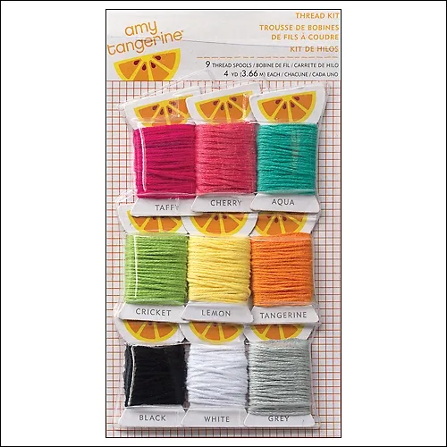 American Crafts Mulitcolored Thread Plus One Collection by Amy Tangerine