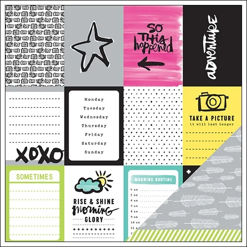 American Crafts Paper Sheet Combo Plus One Collection by Amy Tangerine