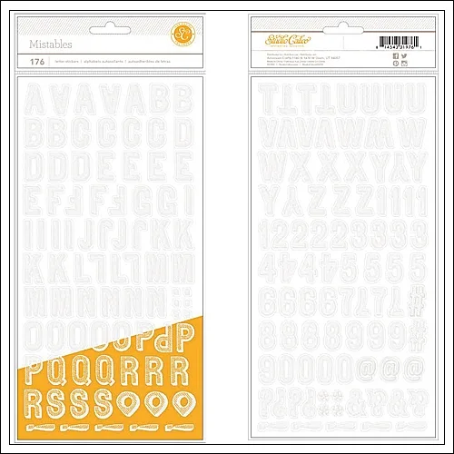 Studio Calico Thicker Stickers Chipboard Mistable Resist Wonderlust Collection
