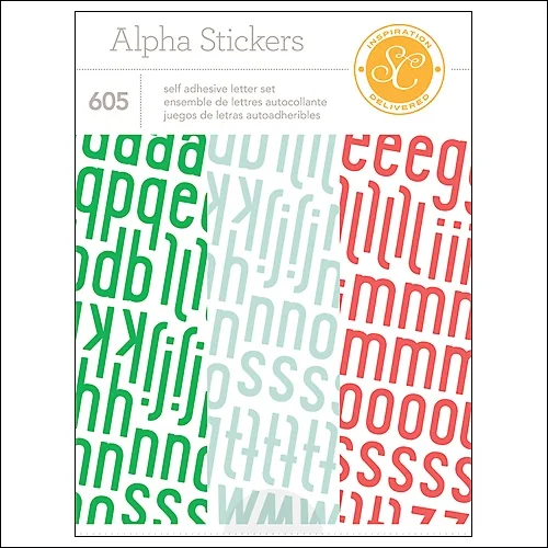 Studio Calico Alpha Stickers Booklet 4x6 Wanderlust Collection