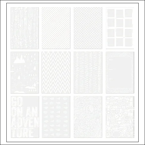 Studio Calico Acetate Sheets Wanderlust Collection