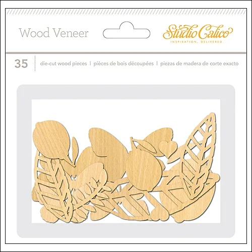 Studio Calico Wood Veneer Shapes Lemonlush Collection