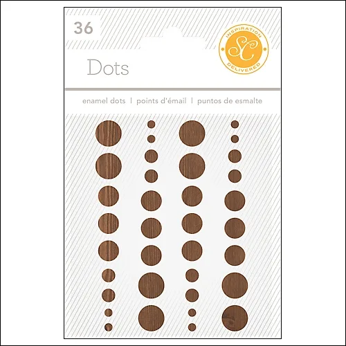 Studio Calico Enamel Dots Woodgrain Essentials Collection