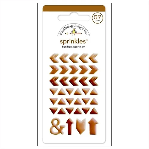 Doodlebug Sprinkles Bon Bon Arrow Stickers