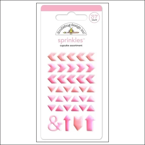 Doodlebug Sprinkles Cupcake Arrow Stickers