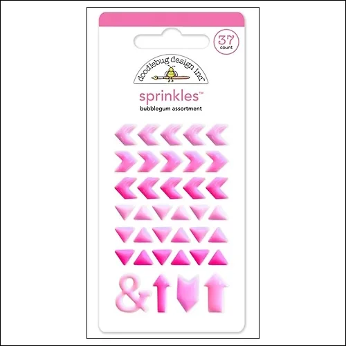 Doodlebug Sprinkles Bubblegum Arrow Stickers