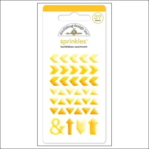 Doodlebug Sprinkles Bumblebee Arrow Stickers