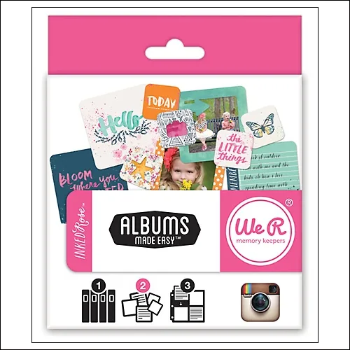 We R Memory Keepers Albums Journaling Cards Made Easy Instagram Inked Rose